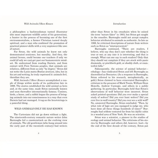 book - wild animals i have known by gibbs smith
