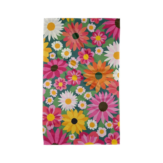 tea towel - microfiber - wild blooms by geometry house