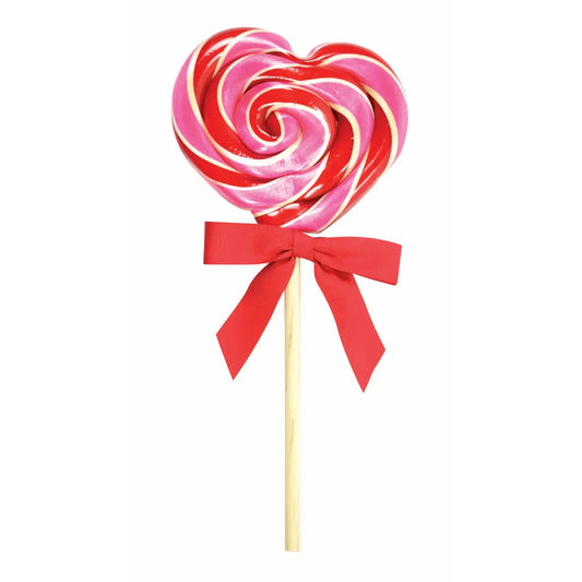 candy - lollipop - wild cherry heart by hammond's