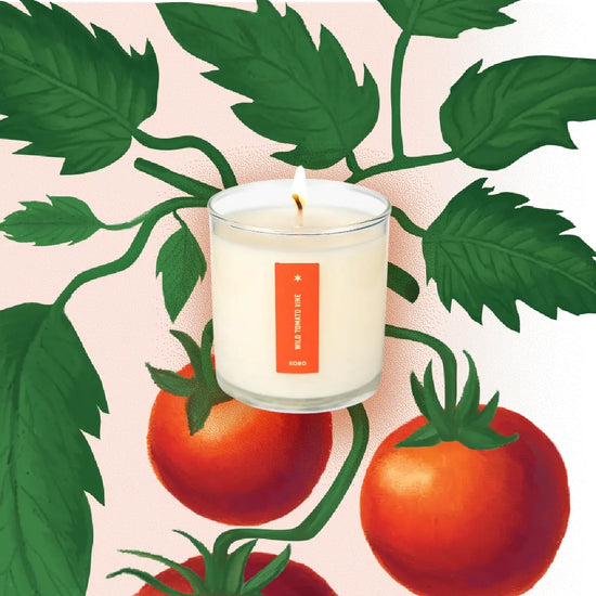 candle - wild tomato vine - 9oz by kobo candles