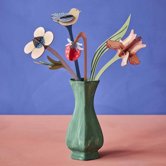 3d floral puzzle - william morris bouquet by studio roof