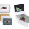cards - box set - 3d pop-up - insect wings by uwp luxe