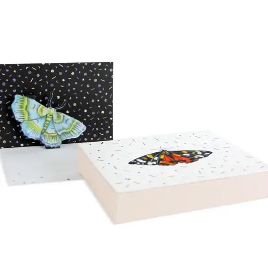 cards - box set - 3d pop-up - insect wings by uwp luxe