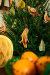 ornaments - recycled cotton paper - winter birds by east end press