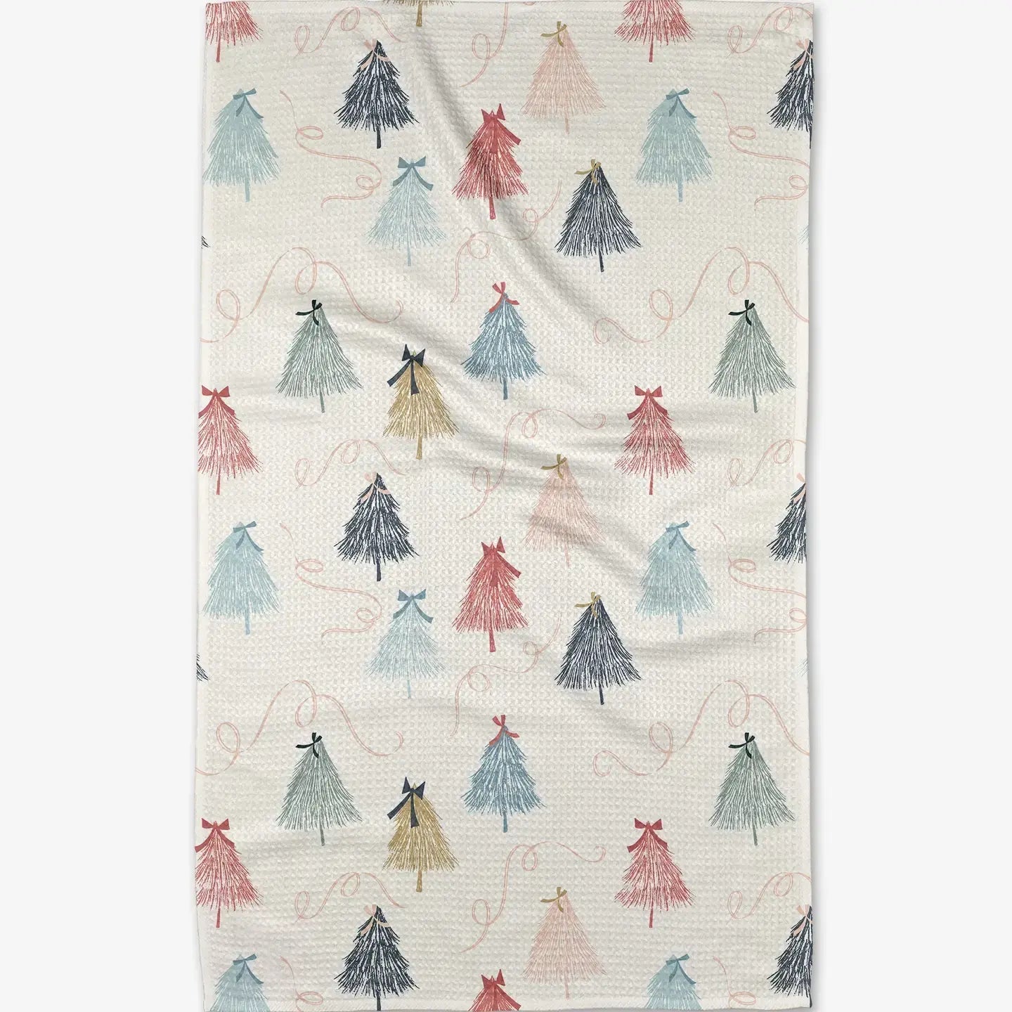 tea towel - microfiber holiday - winter wonderland by geometry house