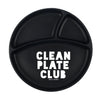 baby silicone suction plate - clean plate club by bella tunno