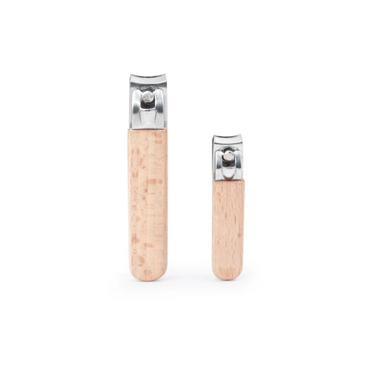 tool - nail clipper set - beechwood by kikkerland