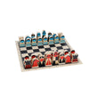 game - wooden chess set - on the move by chronicle books