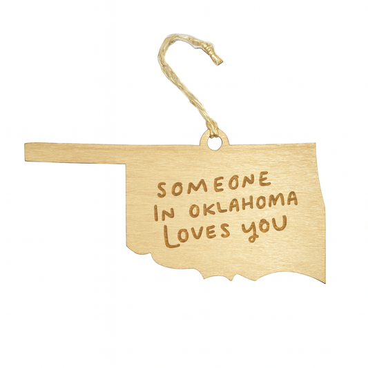 ornament - someone in oklahoma loves you by snowmade