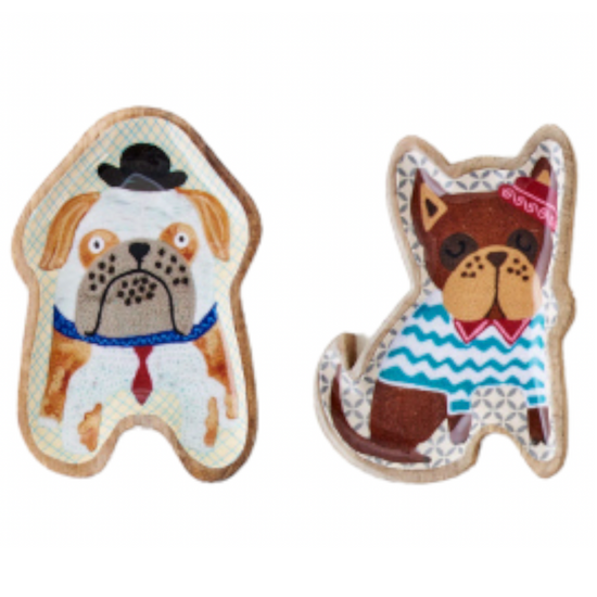 wooden tray - bulldog by one hundred 80 degrees