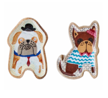 wooden tray - bulldog by one hundred 80 degrees