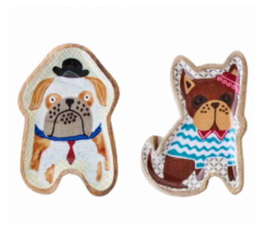 wooden tray - bulldog by one hundred 80 degrees