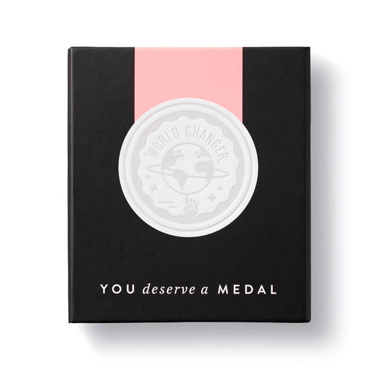 honorary ribbon medal - world changer by compendium
