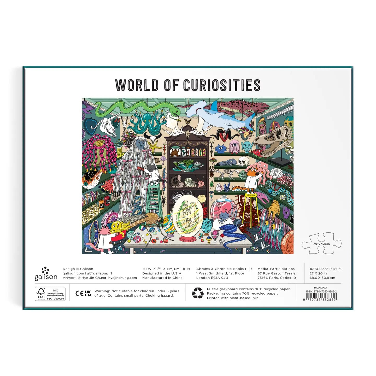 puzzle - 1000-piece - world of curiosities by chronicle books