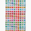tea towel - microfiber - woven spring plaid by geometry house