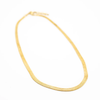 Necklace | Brass 16" Thin Herringbone Chain