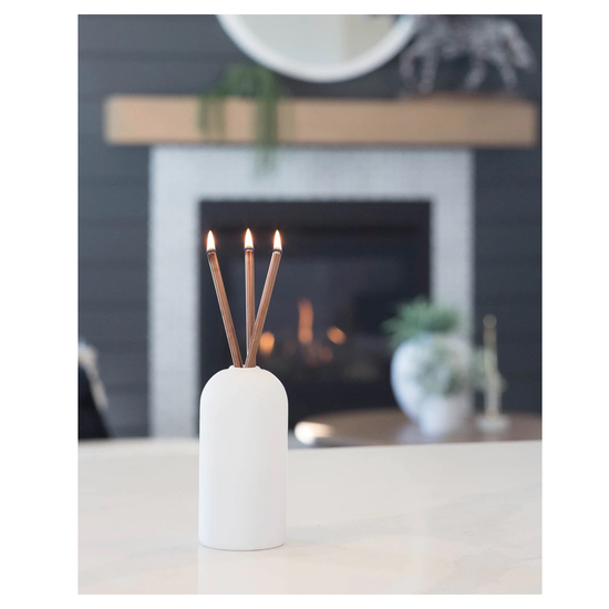 glass candle vase - everlasting by everlasting candle co.
