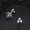 Earring Set | Sterling 3 Dots Post