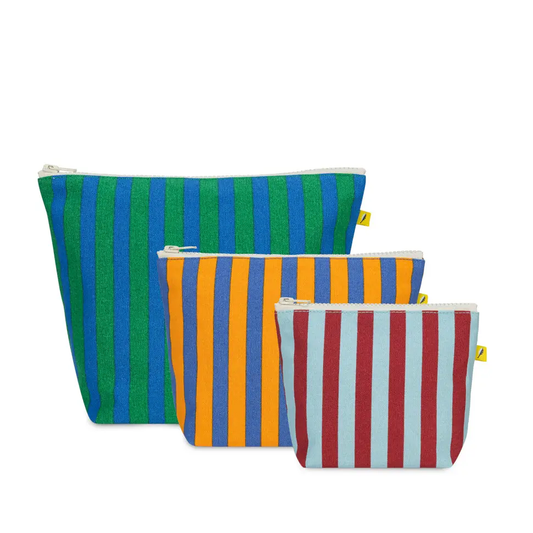 Bag | Zip | Set of 3 | Awning Stripe