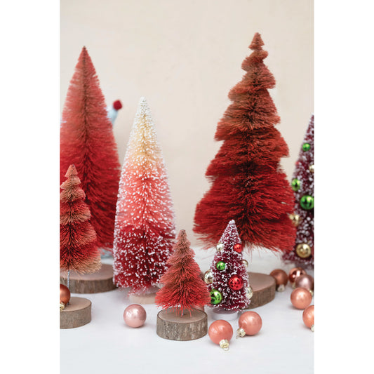 tree - sisal large red swirl by creative co-op