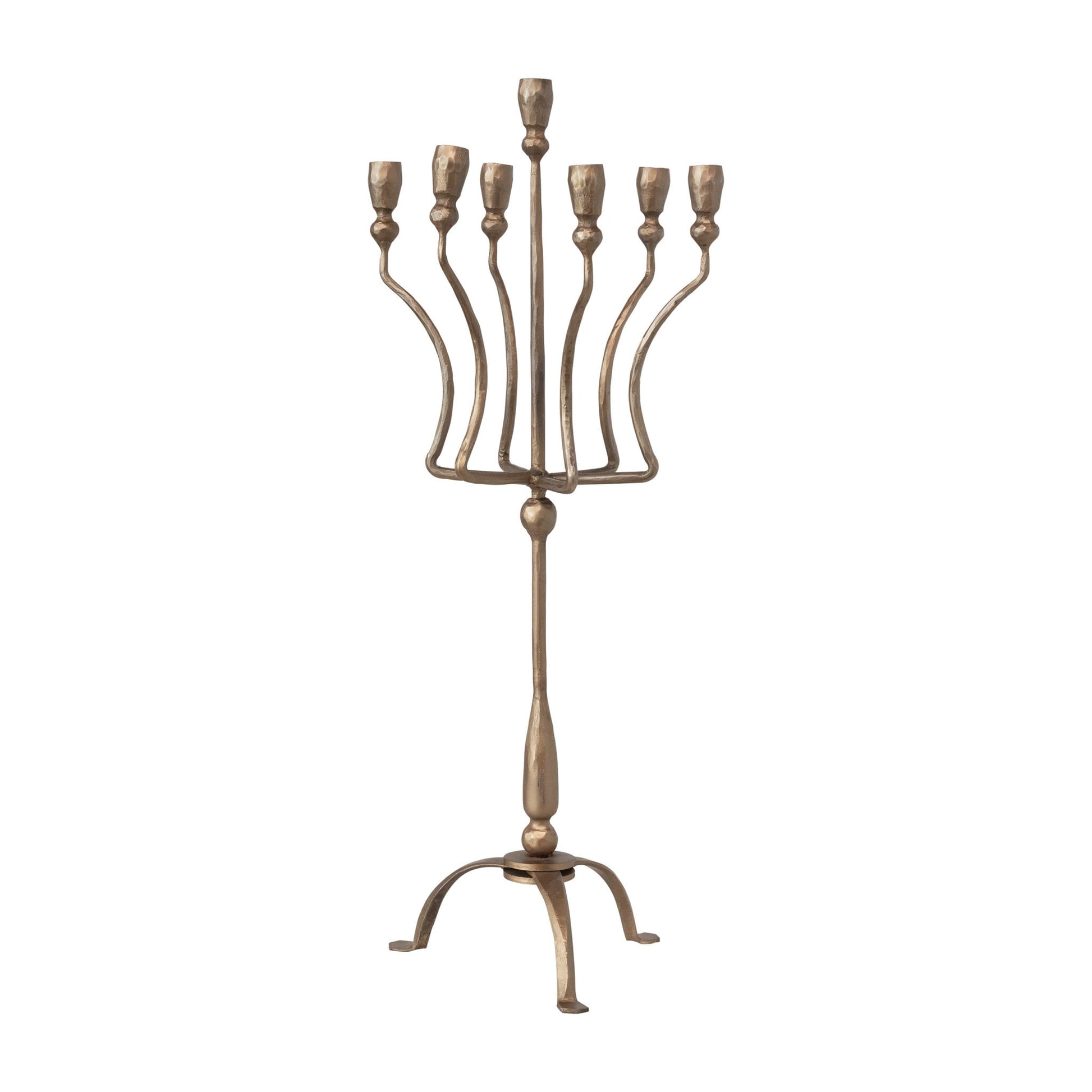 candelabra - brass finish by creative co-op