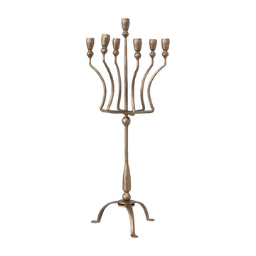 candelabra - brass finish by creative co-op