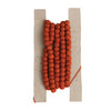 garland - mini ball - rust orange by creative co-op