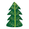 tree - felt wool embroidered - green-on-green by creative co-op