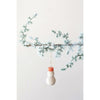 figure - snowman - pine + red hat (2 sizes) by creative co-op