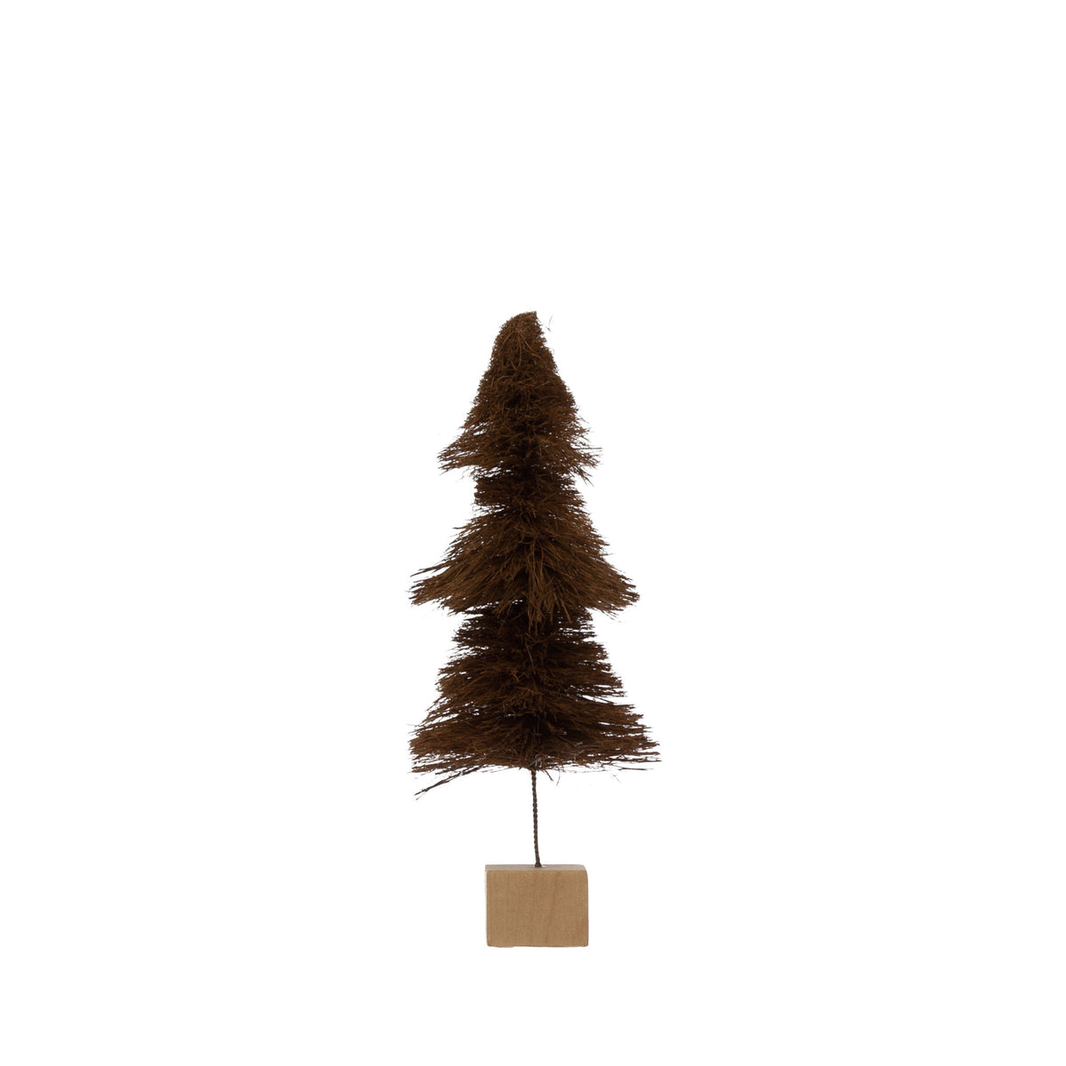tree - sisal bottle brush - brown (3 sizes) by creative co-op