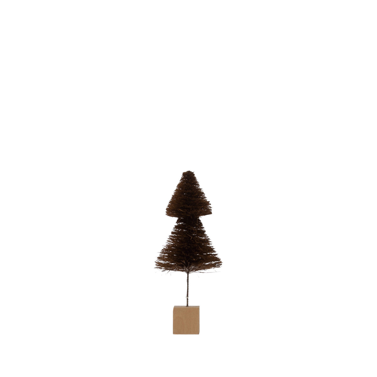 tree - sisal bottle brush - brown (3 sizes) by creative co-op