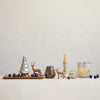 candle holder - tapered votive - glass mosaic - mirrored by creative co-op