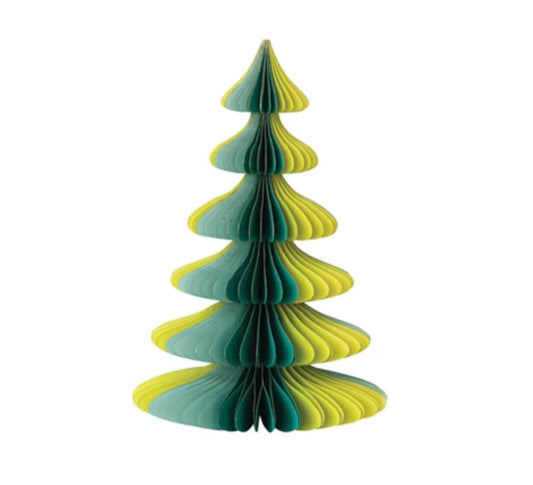 tree - magnetic paper - glitter + blues/greens by creative co-op