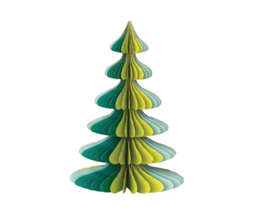 tree - magnetic paper - glitter + blues/greens by creative co-op