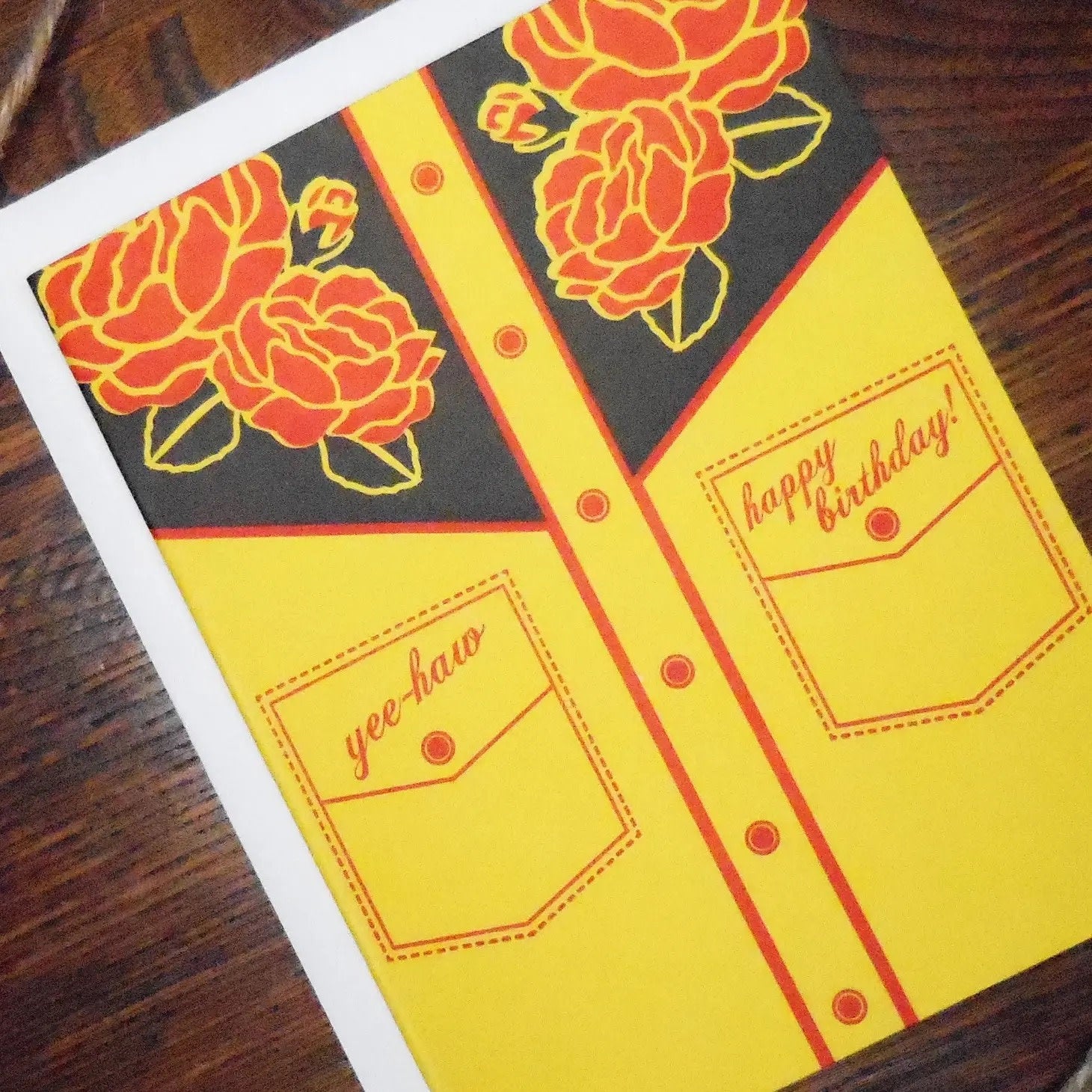 card - yee-haw birthday by a. favorite design