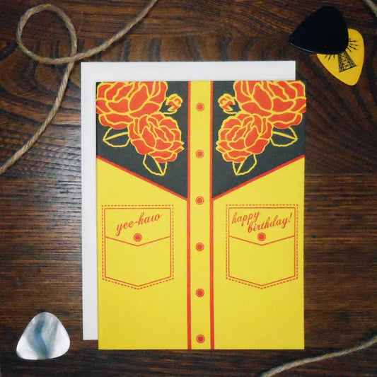 card - yee-haw birthday by a. favorite design