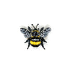 brooch pin - yellow-banded bee by trovelore