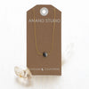 necklace - yin yang 18" - 14k gold plate brass by amano studio