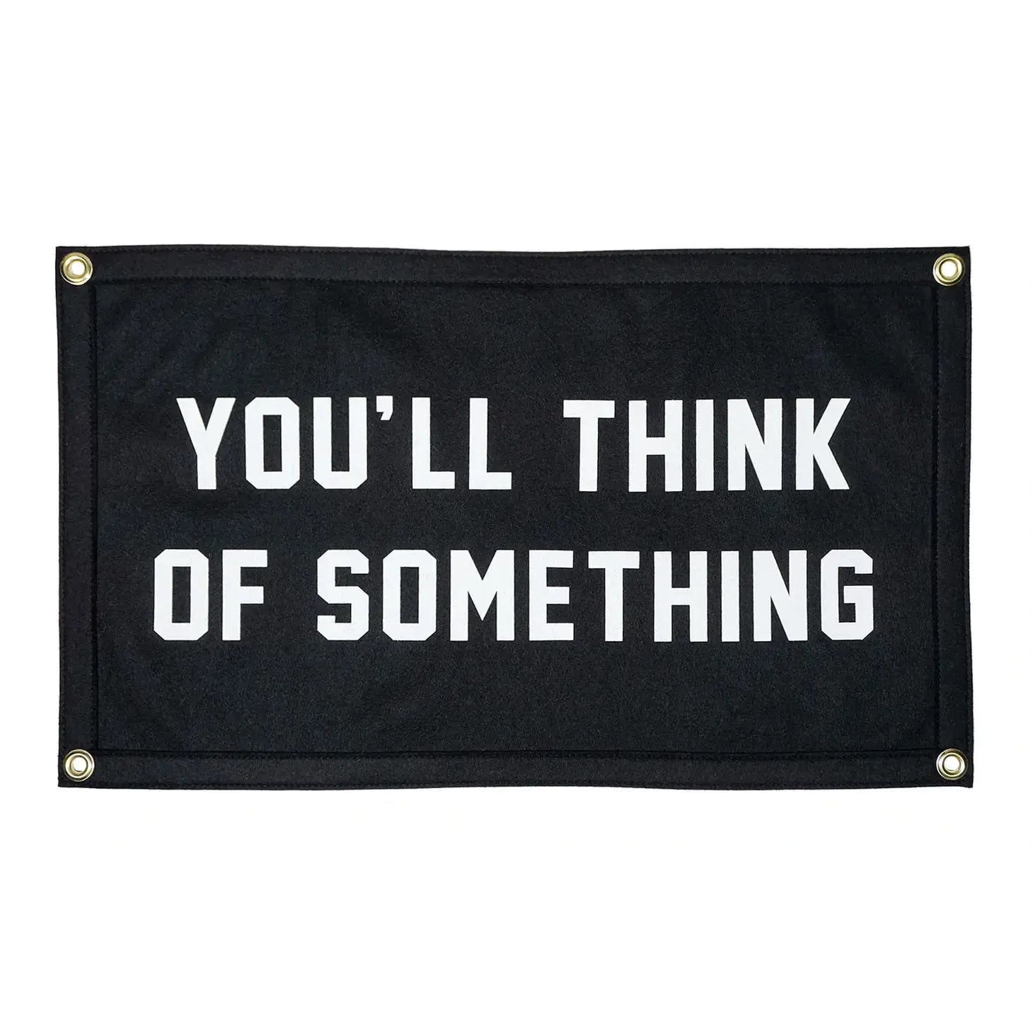 banner - camp flag - you'll think of something by oxford pennant