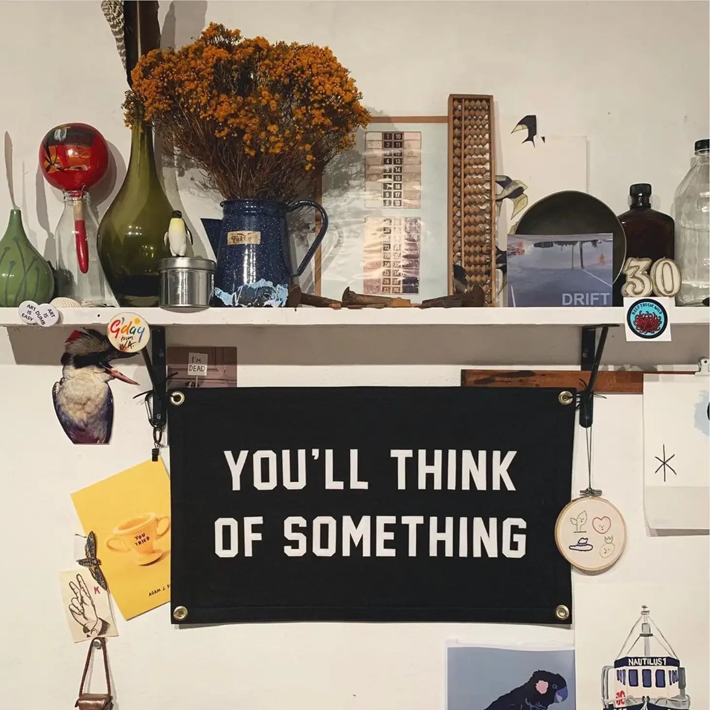banner - camp flag - you'll think of something by oxford pennant