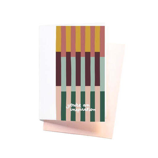card - appreciation - you're an inspiration by anna tovar
