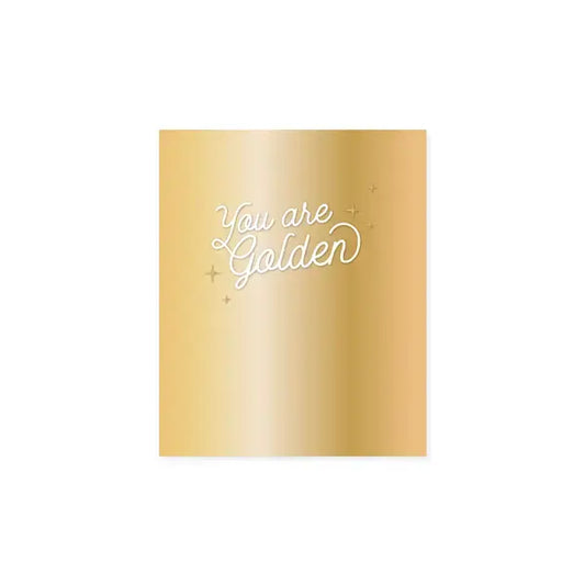 card - 3d pop-up - you're golden by uwp luxe