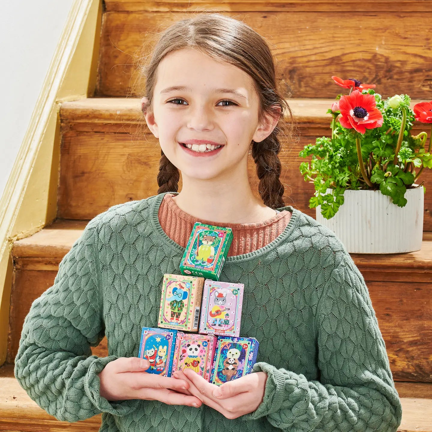 playing cards - tiny yumi - assorted by eeboo