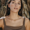 Necklace | Tiny Bee | 16" Chain | 14KGP