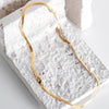 necklace - zoe snake chain - 18kgp by peter and june