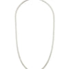 necklace - zoe snake chain - stainless steel by peter and june