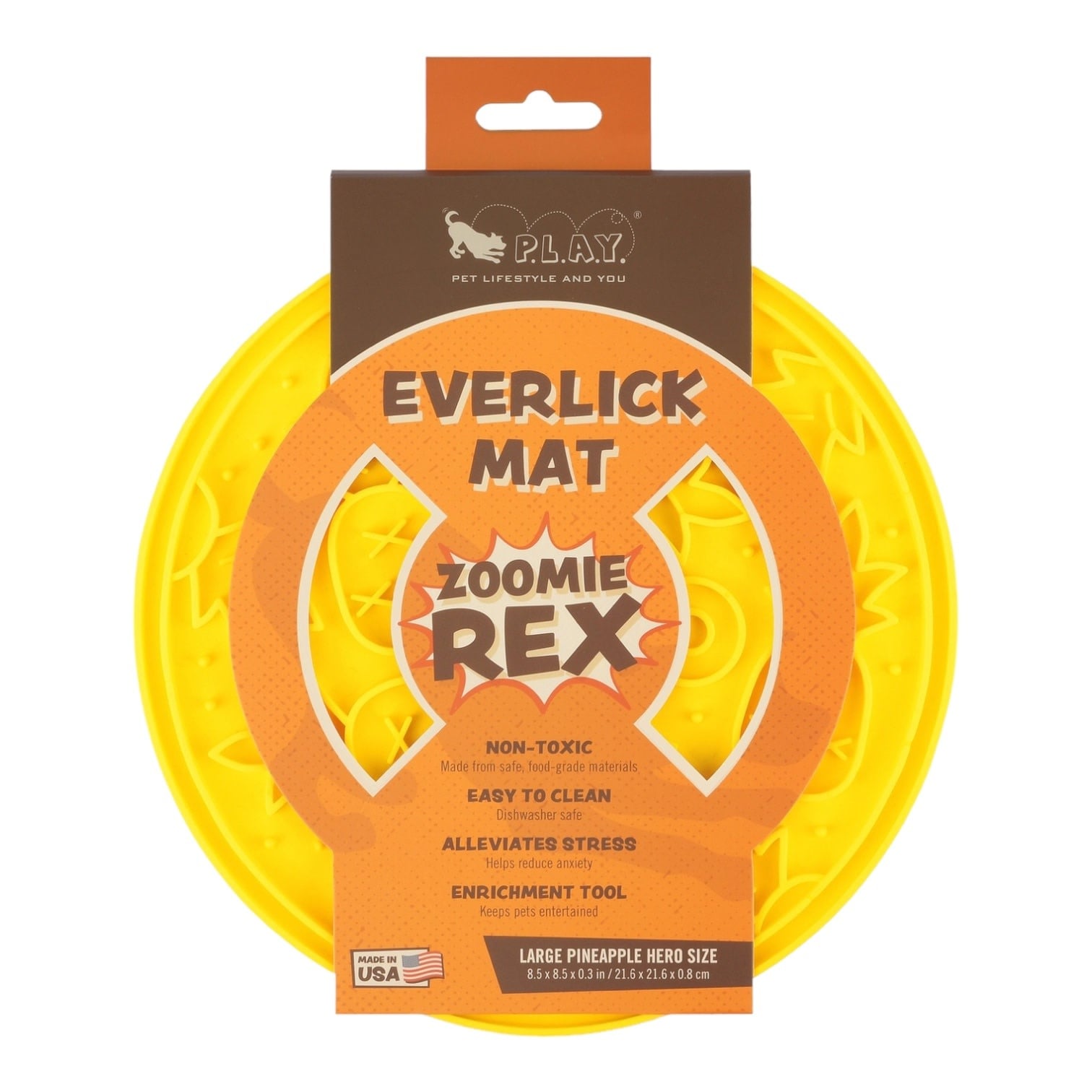 everlick mat - zoomie rex by p.l.a.y.