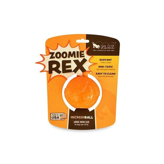 dog toy - zoomierex incrediball by p.l.a.y.