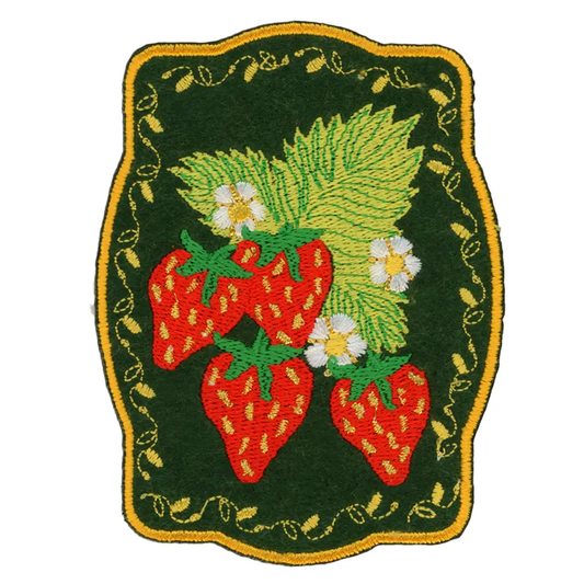 Patch | Iron-On | Strawberries